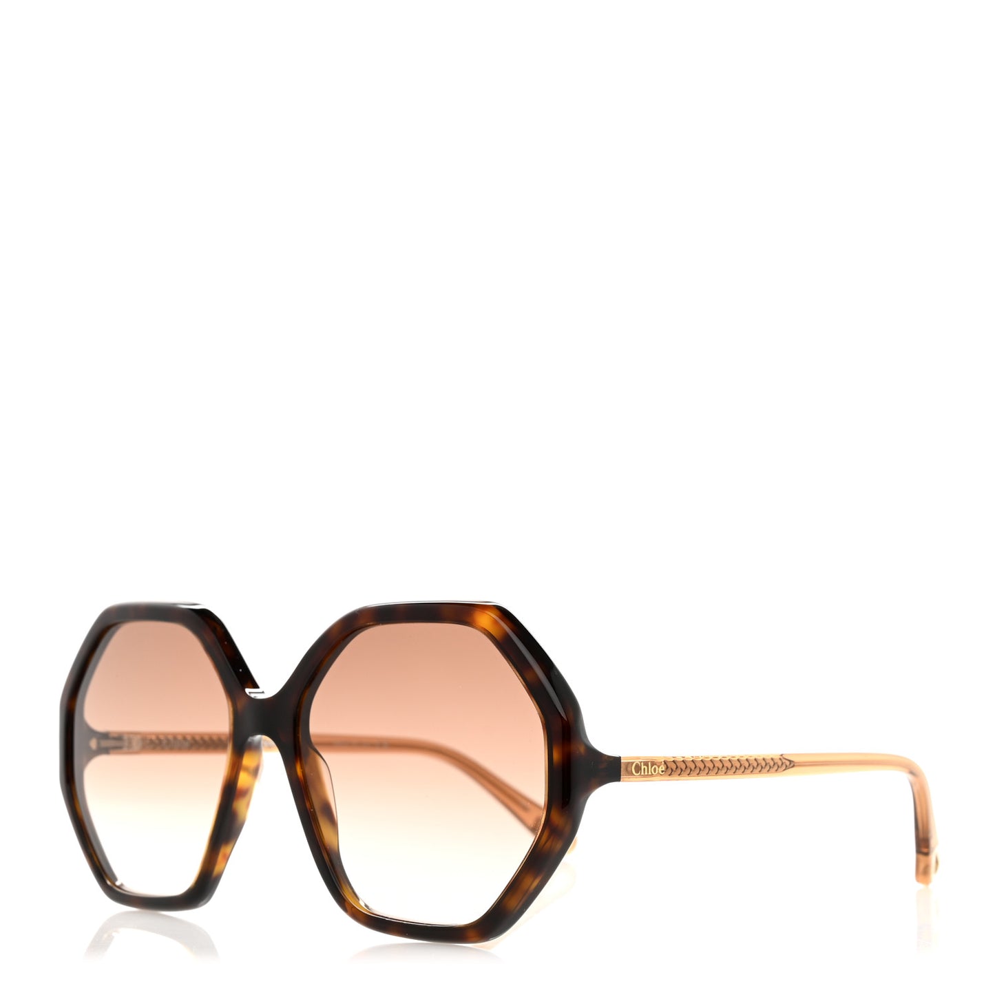 Octagonal Esther Sunglasses CH0008S Dark Havana