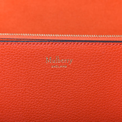 Mulberry Classic Grain Small Selwood Bright Orange 6 of 8