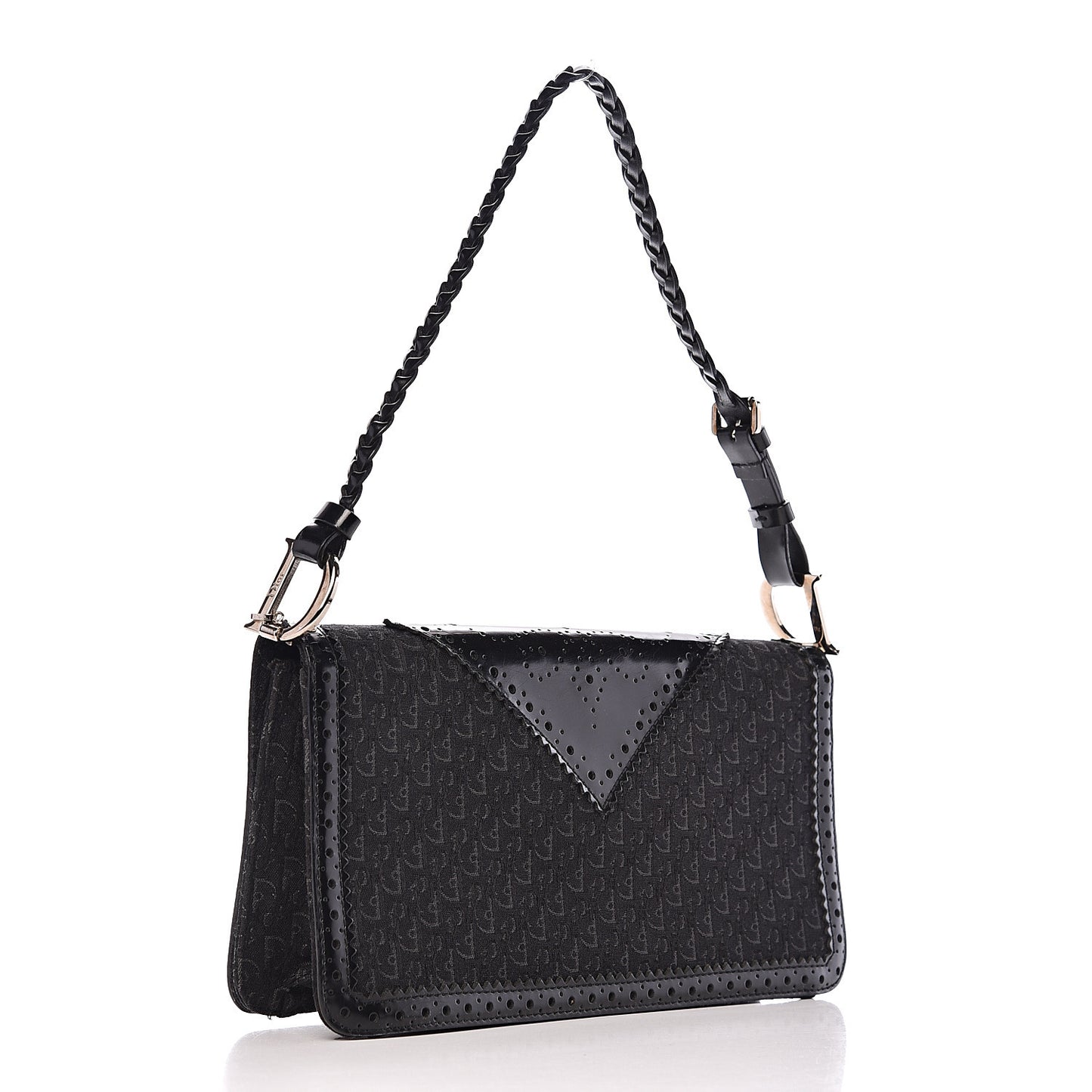 Monogram D Trick Shoulder Bag Black