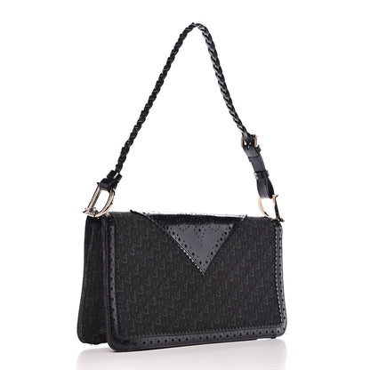 Christian Dior Monogram D Trick Shoulder Bag Black 2 of 9