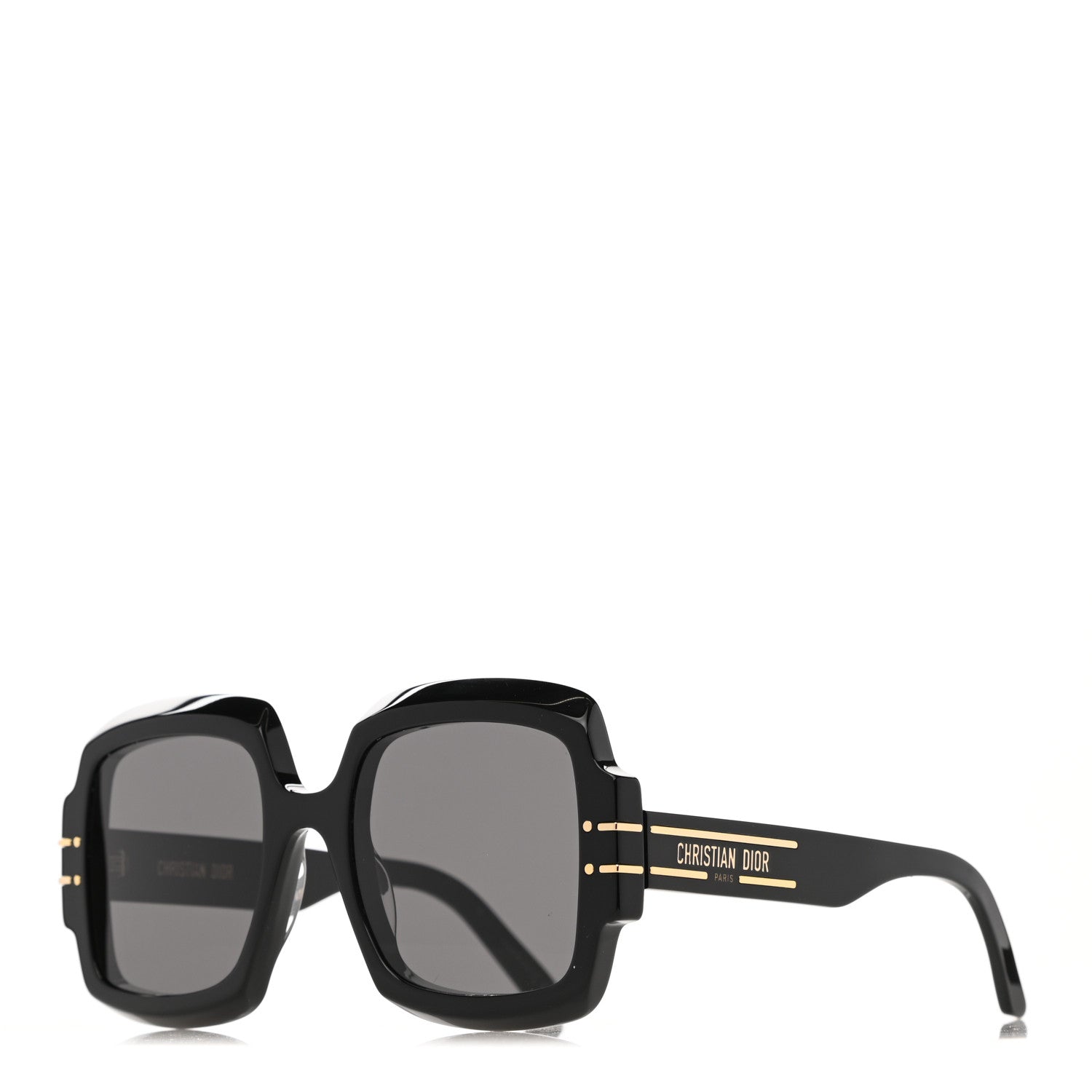 Christian Dior Acetate Diorsignature S1U Square Sunglasses Black 1 of 9