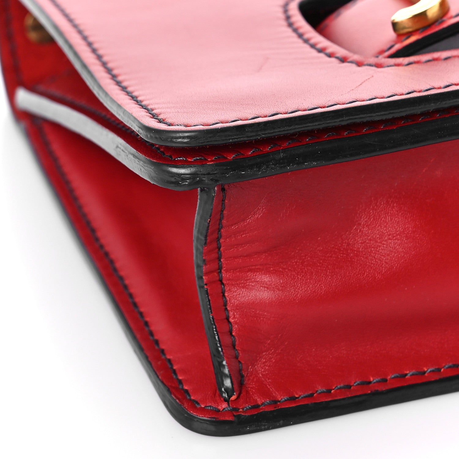 Christian Dior Calfskin J'Adior Chain Flap Bag Red 7 of 16