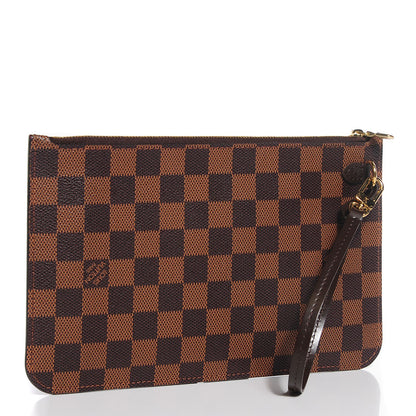 Louis Vuitton Damier Ebene Neverfull MM GM Pochette 3 of 8