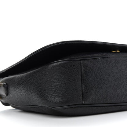 MCM Grained Calfskin Studded Crossbody Bag Black 8 of 11