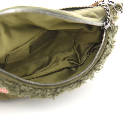 Chanel Canvas Lambskin Quilted Coco Cuba Charms Waist Bag Khaki 5 of 9