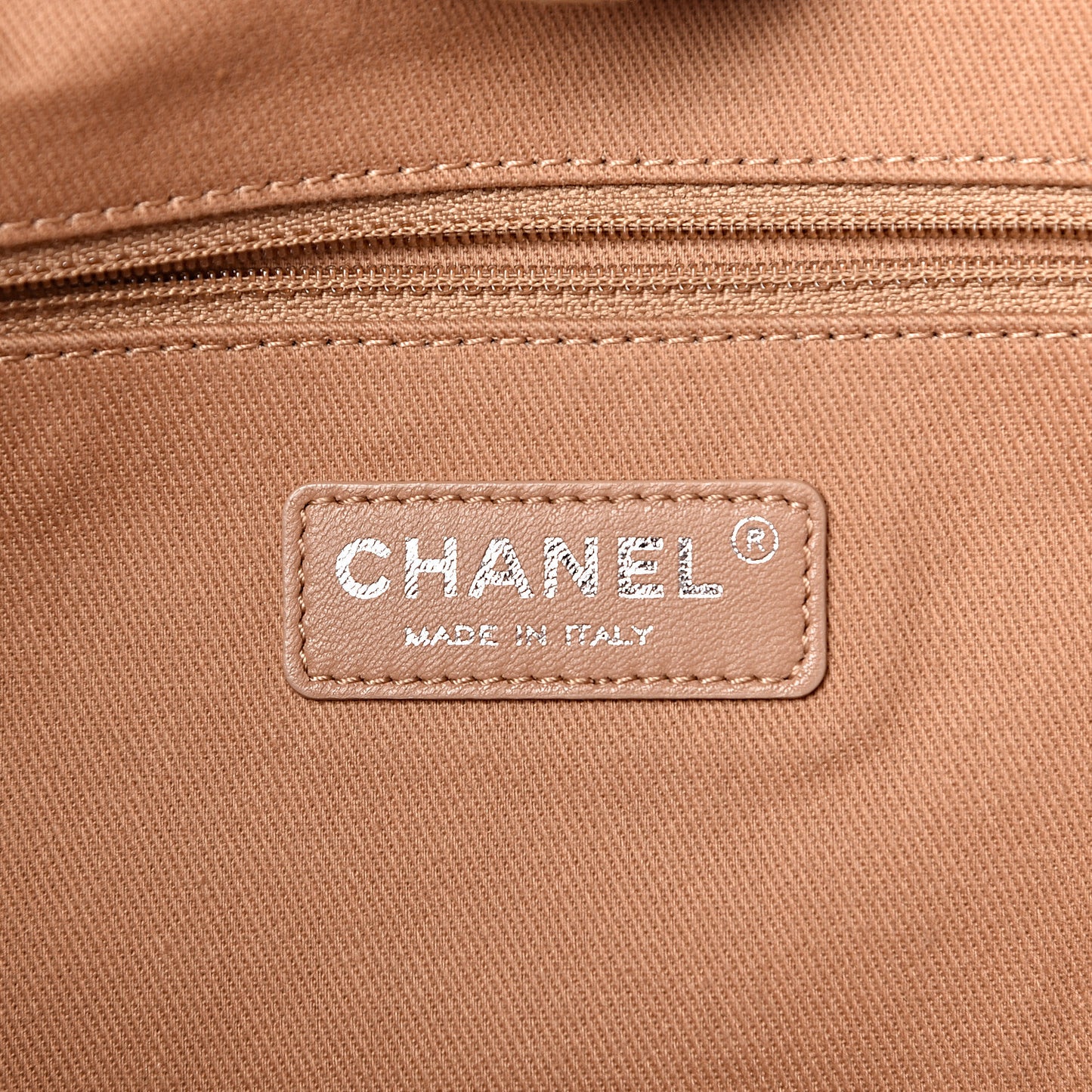 Canvas Deauville Small Tote Beige