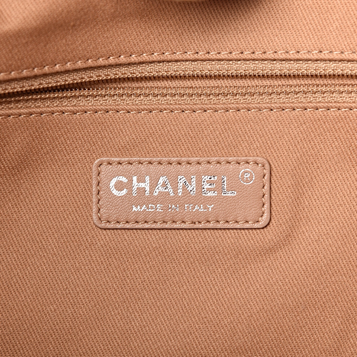 Chanel Canvas Deauville Small Tote Beige 6 of 11