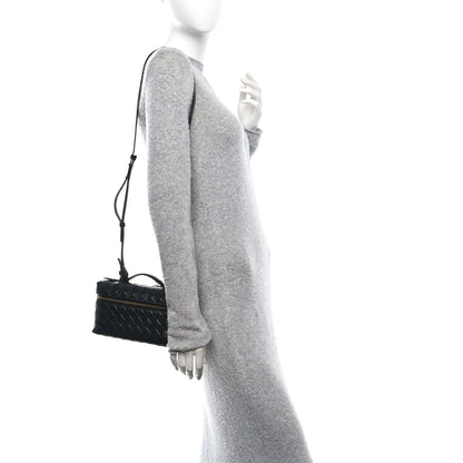 Bottega Veneta Calfskin Intrecciato Bang Bang Vanity Case Black 3 of 9