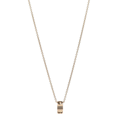 Louis Vuitton 18K Pink Gold Empreinte Pendant Necklace 1 of 10