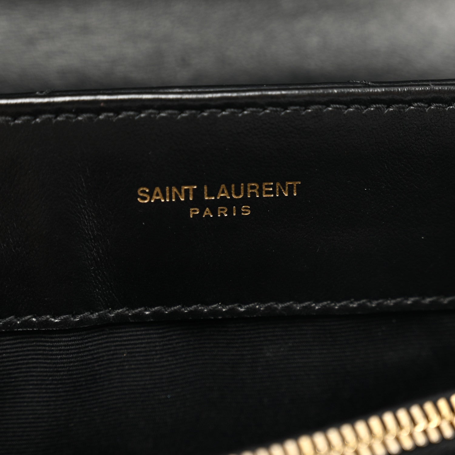 Saint Laurent Calfskin Y Quilted Monogram Small Loulou Chain Satchel Black 6 of 11
