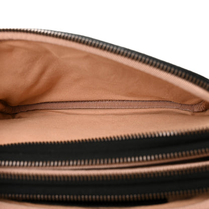Gucci Calfskin Matelasse Mini GG Marmont Chain Crossbody Bag Black 5 of 16