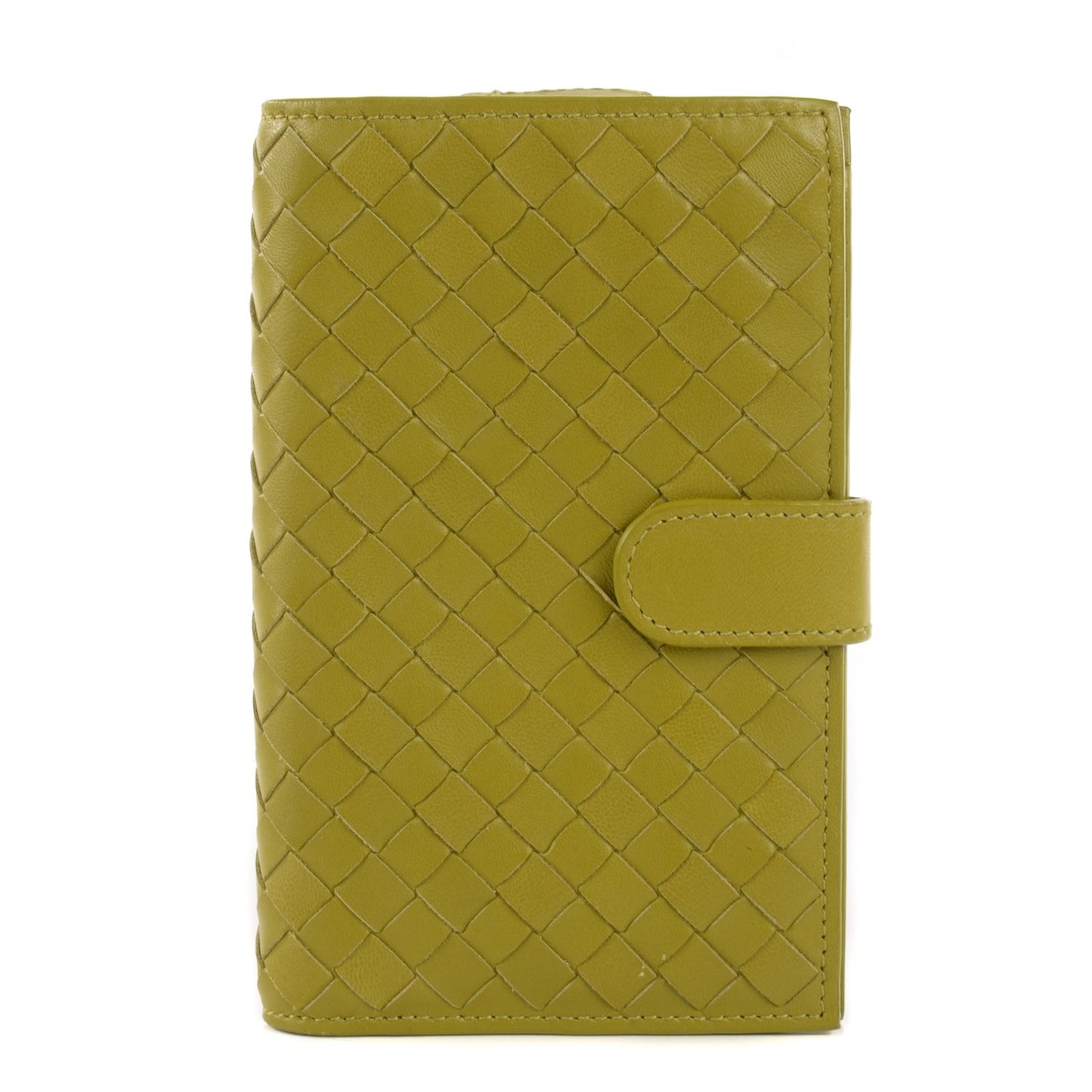 Nappa Intrecciato Continental Wallet Assenzio
