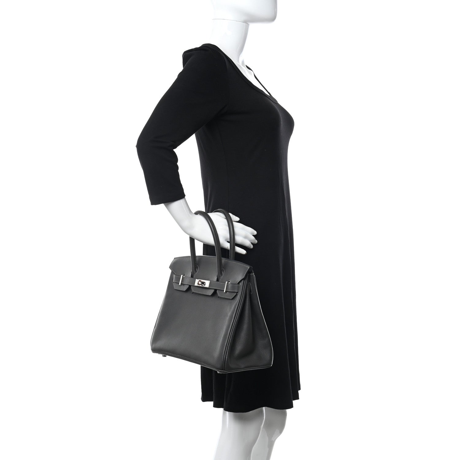 Hermes Epsom Birkin 30 Graphite 2 of 10