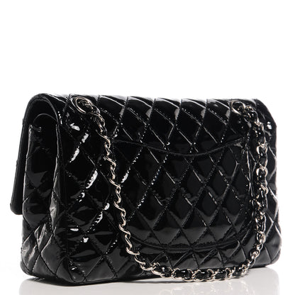 Chanel Patent Quilted Medium Double Flap Black 3 of 8