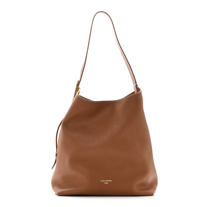 Louis Vuitton Grained Calfskin Low Key Hobo MM Cognac 1 of 10