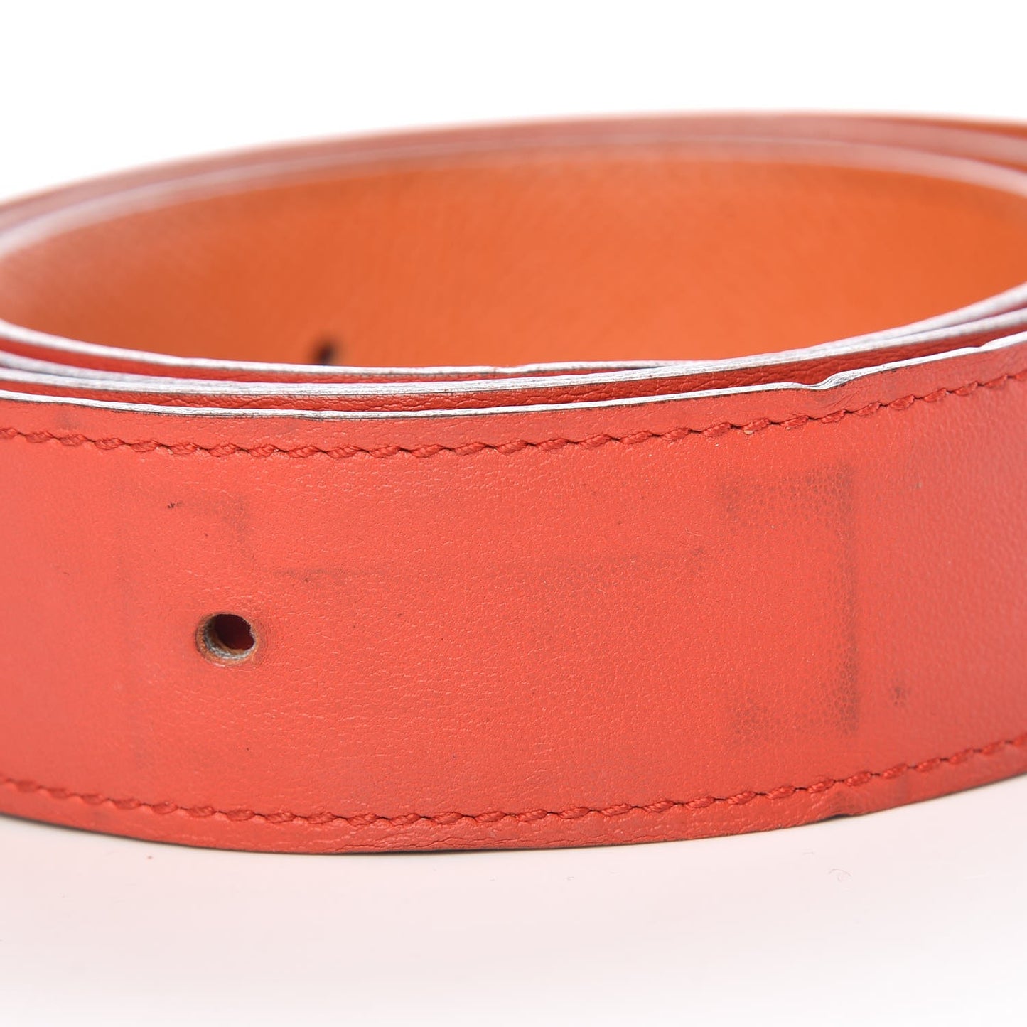Swift Epsom 32mm Belt Strap 90 Capucine Orange