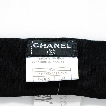 Chanel Crystal Embellished Sash Belt Black 4 of 5