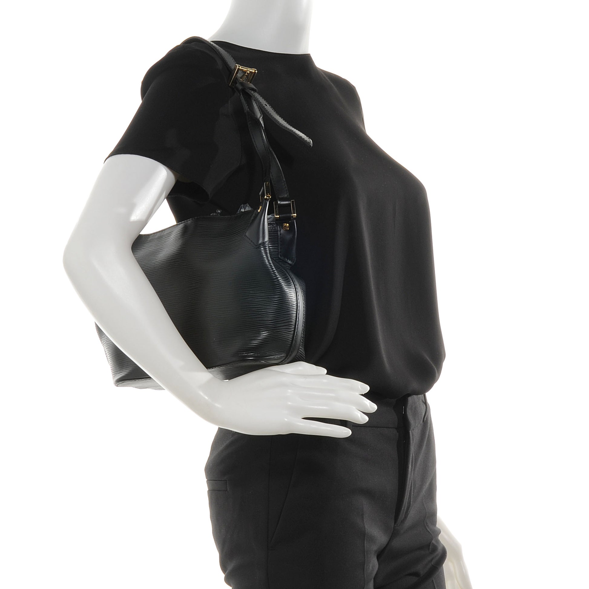 Louis Vuitton Epi Mandara PM Black 2 of 5