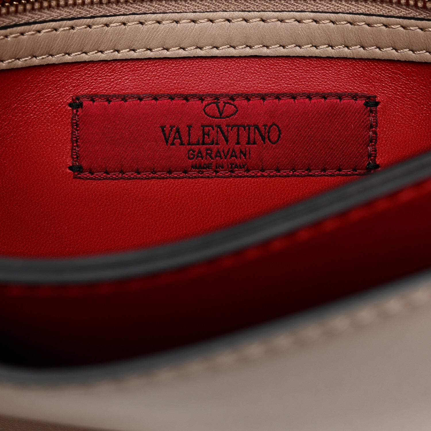 Valentino Garavani Nappa Rockstud Wristlet Clutch Poudre 8 of 8