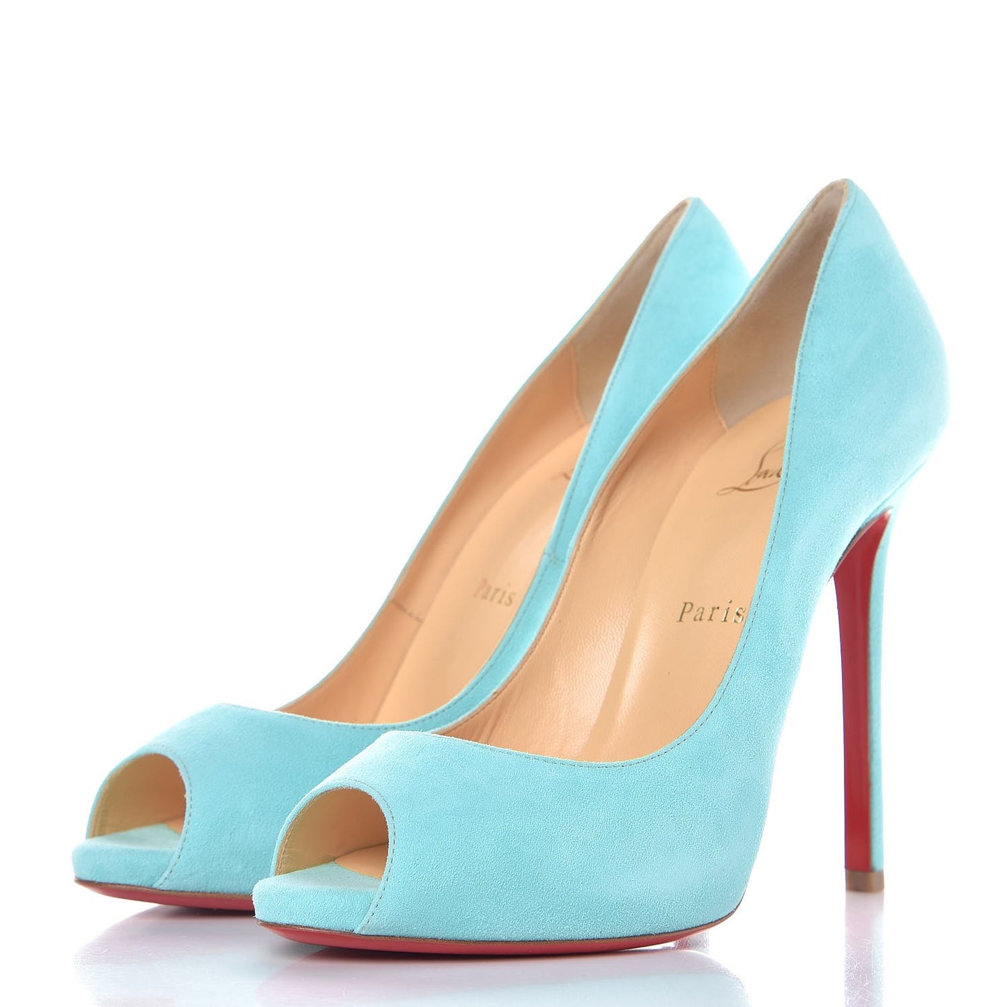 Suede Flo 120 Pumps 38 Aquamarine