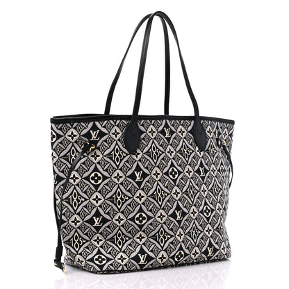 Louis Vuitton Jacquard Since 1854 Neverfull MM Grey 4 of 11