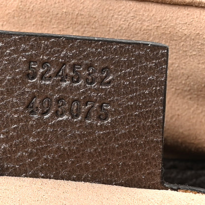 Gucci GG Supreme Monogram Web Medium Ophidia Boston Brown 6 of 10