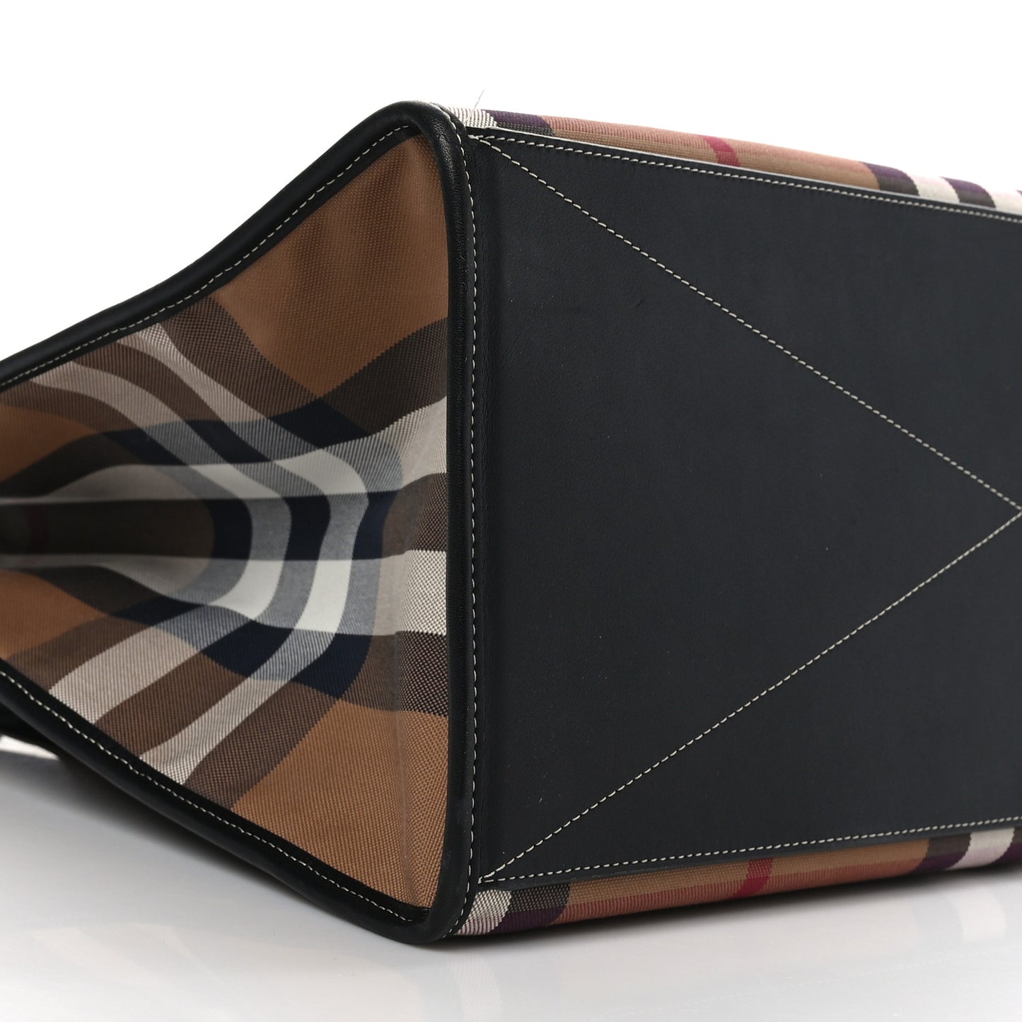 House Check Denny Check Tote Brown