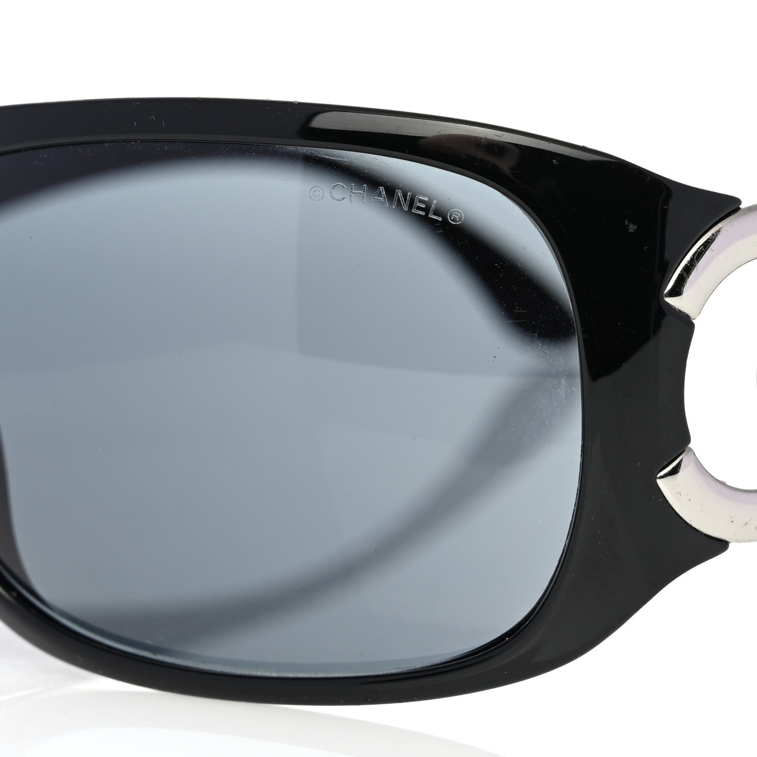 Chanel Acetate CC Sunglasses 6014 Black 7 of 10