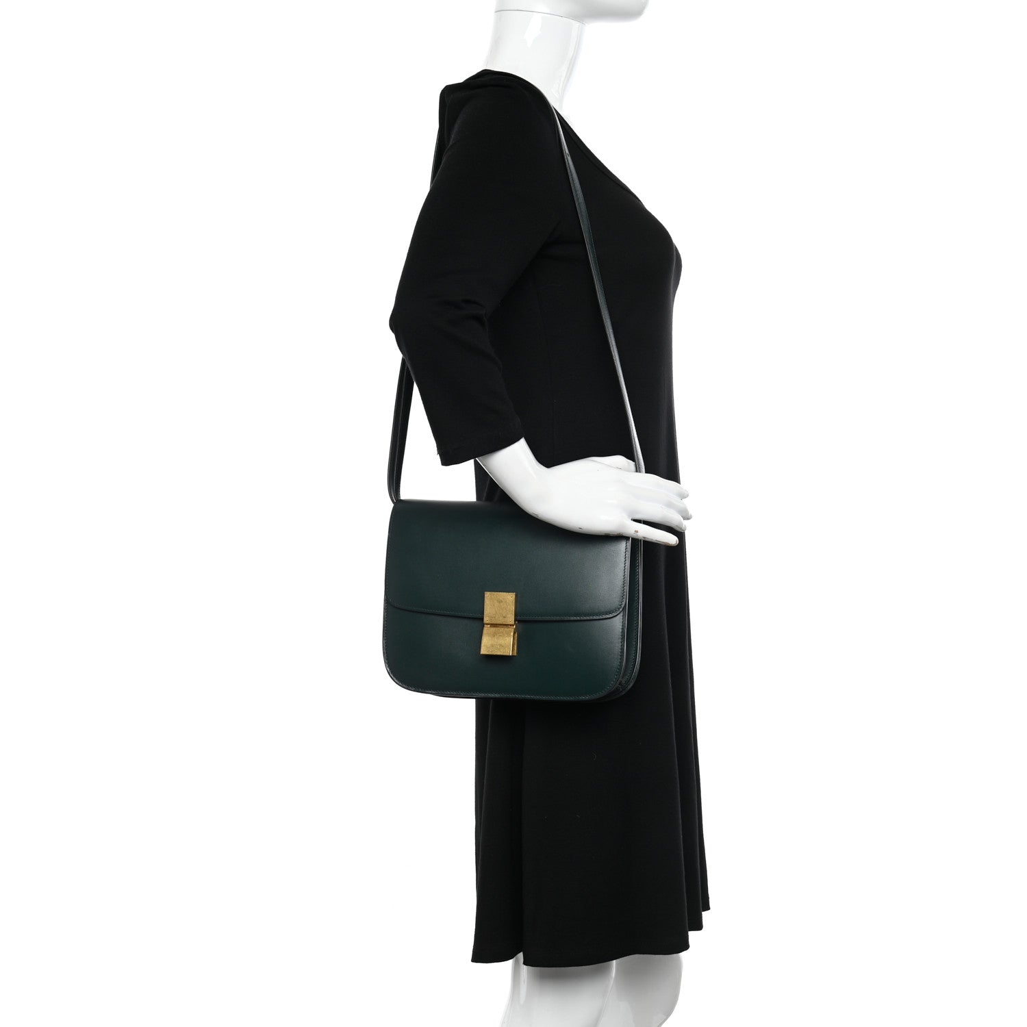 Celine Box Calfskin Medium Classic Box Flap Bag Amazone 2 of 10