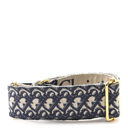 Christian Dior Oblique Shoulder Strap Blue 2 of 4