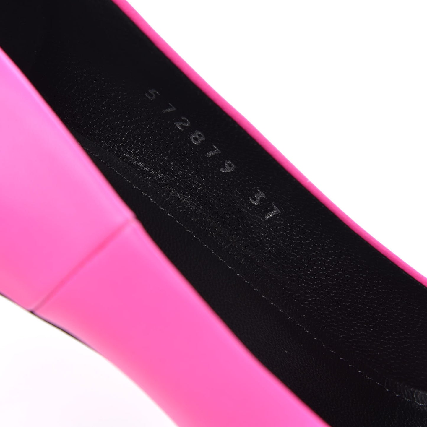 Soft Nappa Square Knife 80mm Pumps 37 Neon Pink