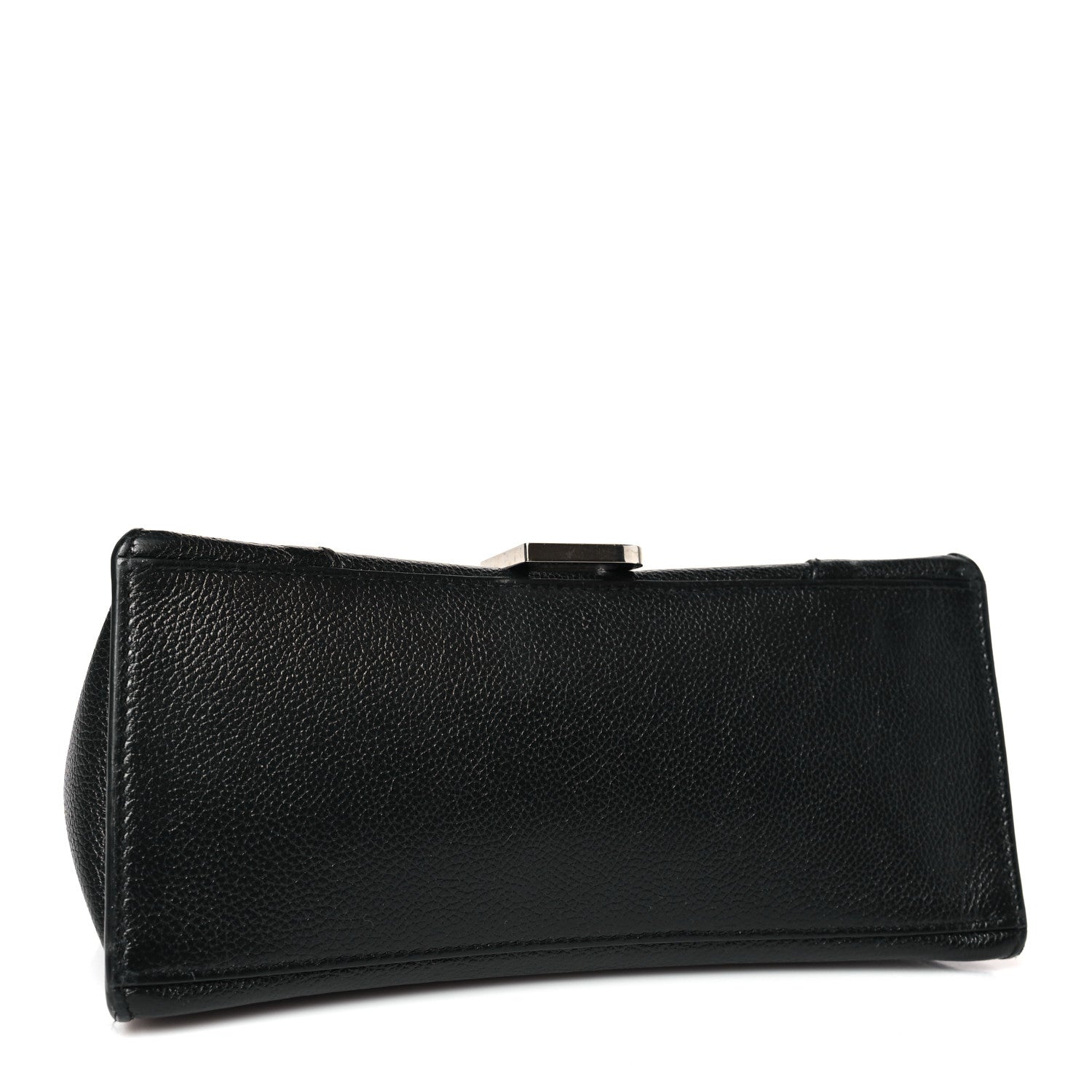 Balenciaga Grained Calfskin Small Hourglass Top Handle Bag Black 4 of 10