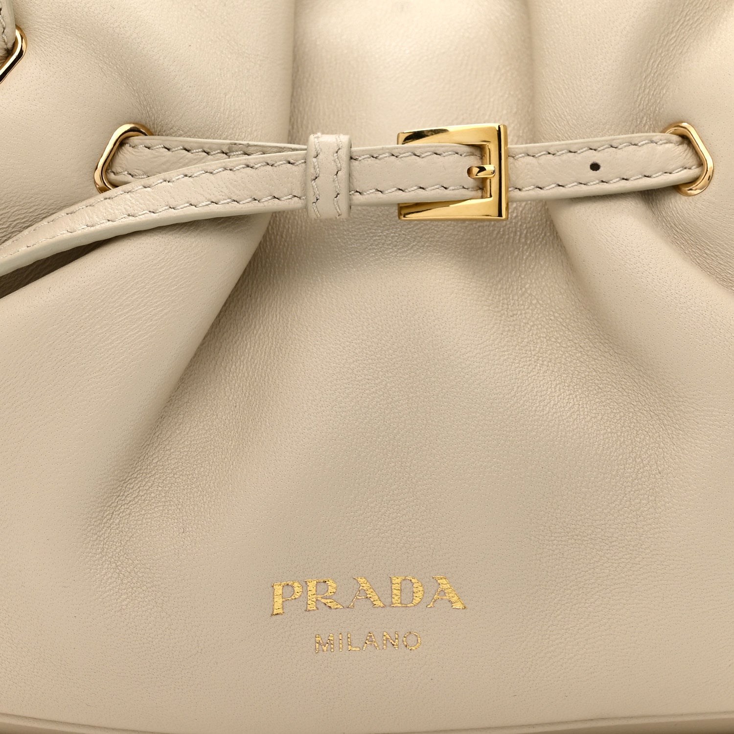 Prada Nappa Small Dada Shoulder Bag Avorio 7 of 10