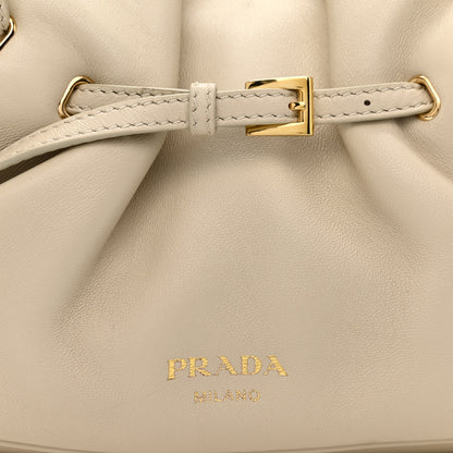 Prada Nappa Small Dada Shoulder Bag Avorio 7 of 10