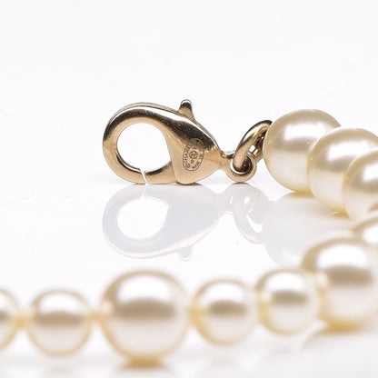 Chanel Crystal Pearl CC Bracelet Gold 4 of 5