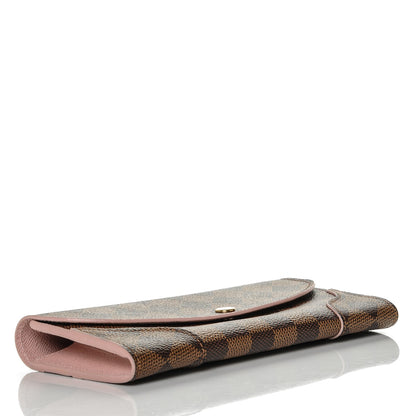 Louis Vuitton Damier Ebene Caissa Wallet Rose Ballerine 4 of 6