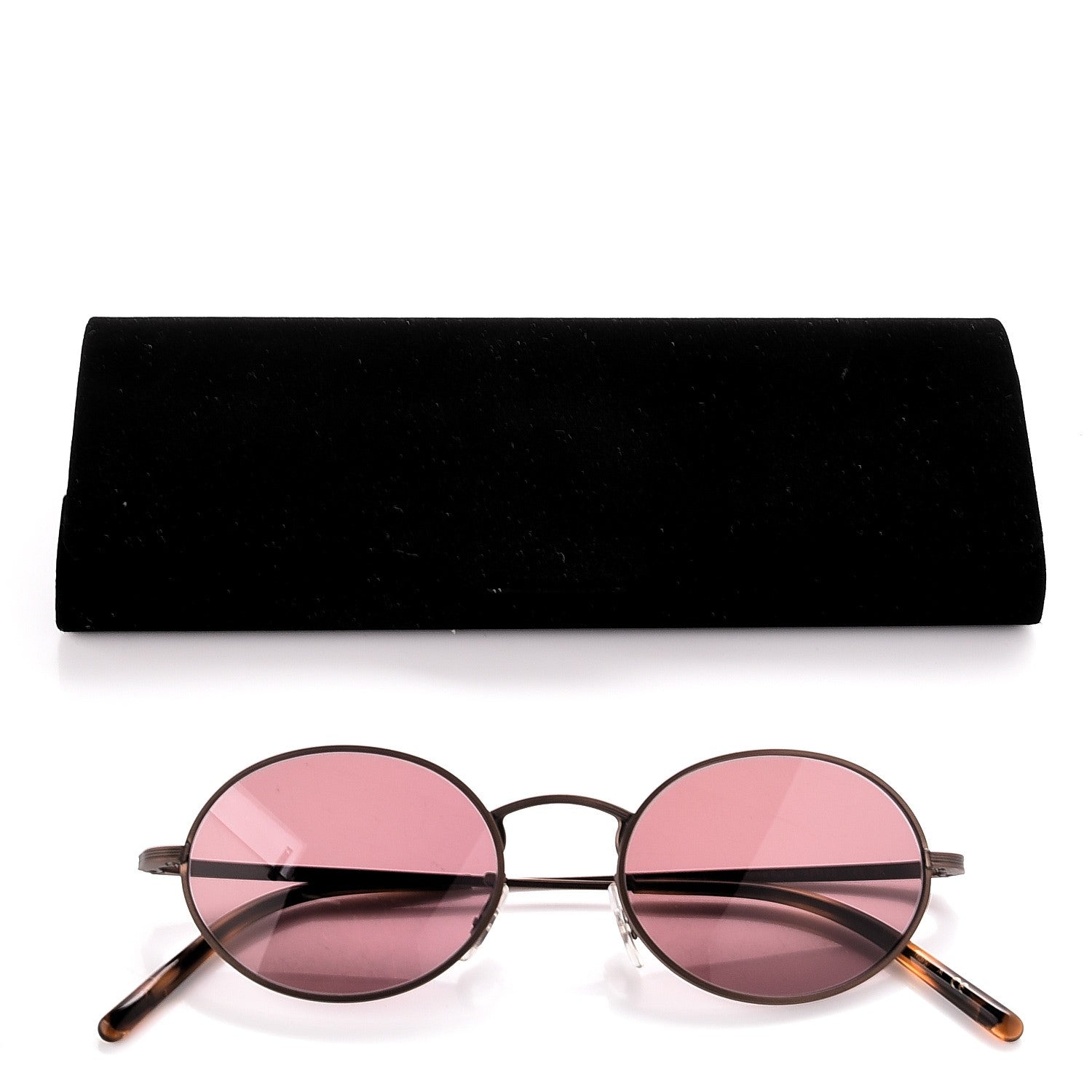 Oliver Peoples The Row Empire Suite Oval Sunglasses Bronze Purple 8 of 8