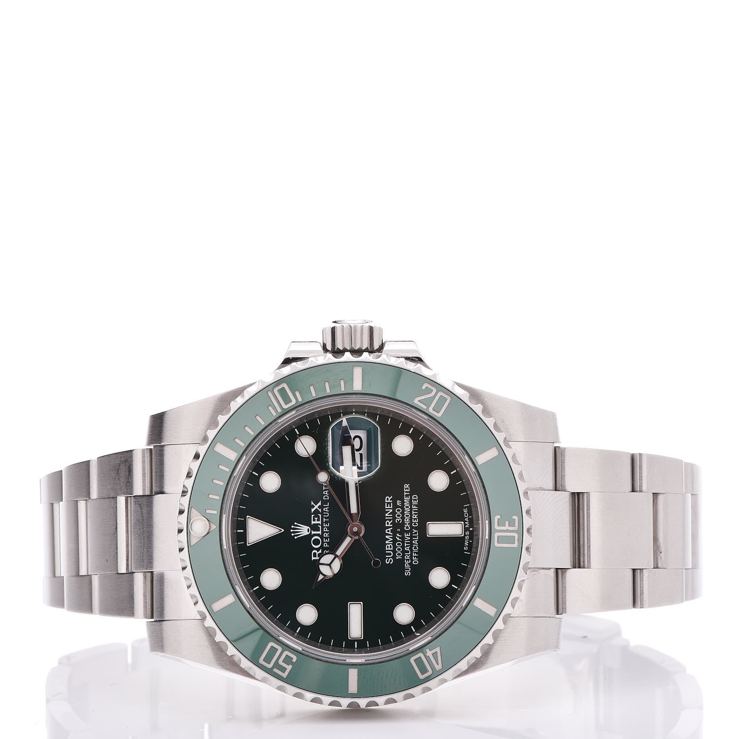 Rolex Stainless Steel 40mm Oyster Perpetual Submariner Date Hulk Watch Green 116610LV 3 of 8