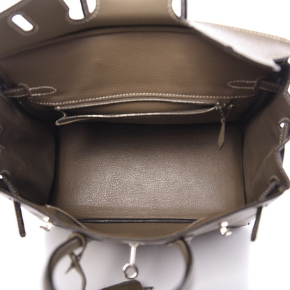 Hermes Chevre Mysore Birkin 25 Etoupe 5 of 12