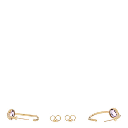 Marco Bicego MARCO BICEGO 18K Yellow Gold Amethyst Jaipur Hoop Earrings 3 of 6