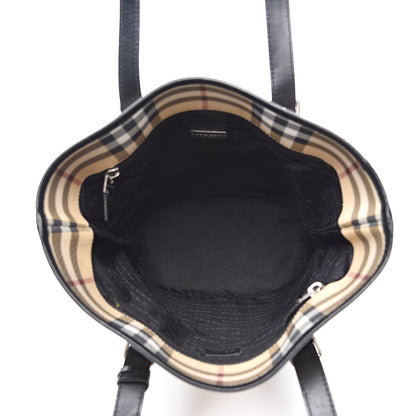Burberry House Check Bucket Bag Black 5 of 14