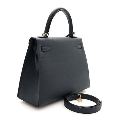 Hermes Epsom Kelly Sellier 25 Gris Misty 3 of 11