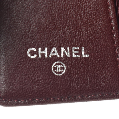 Chanel Lambskin Quilted 6 Key Holder Black 6 of 18