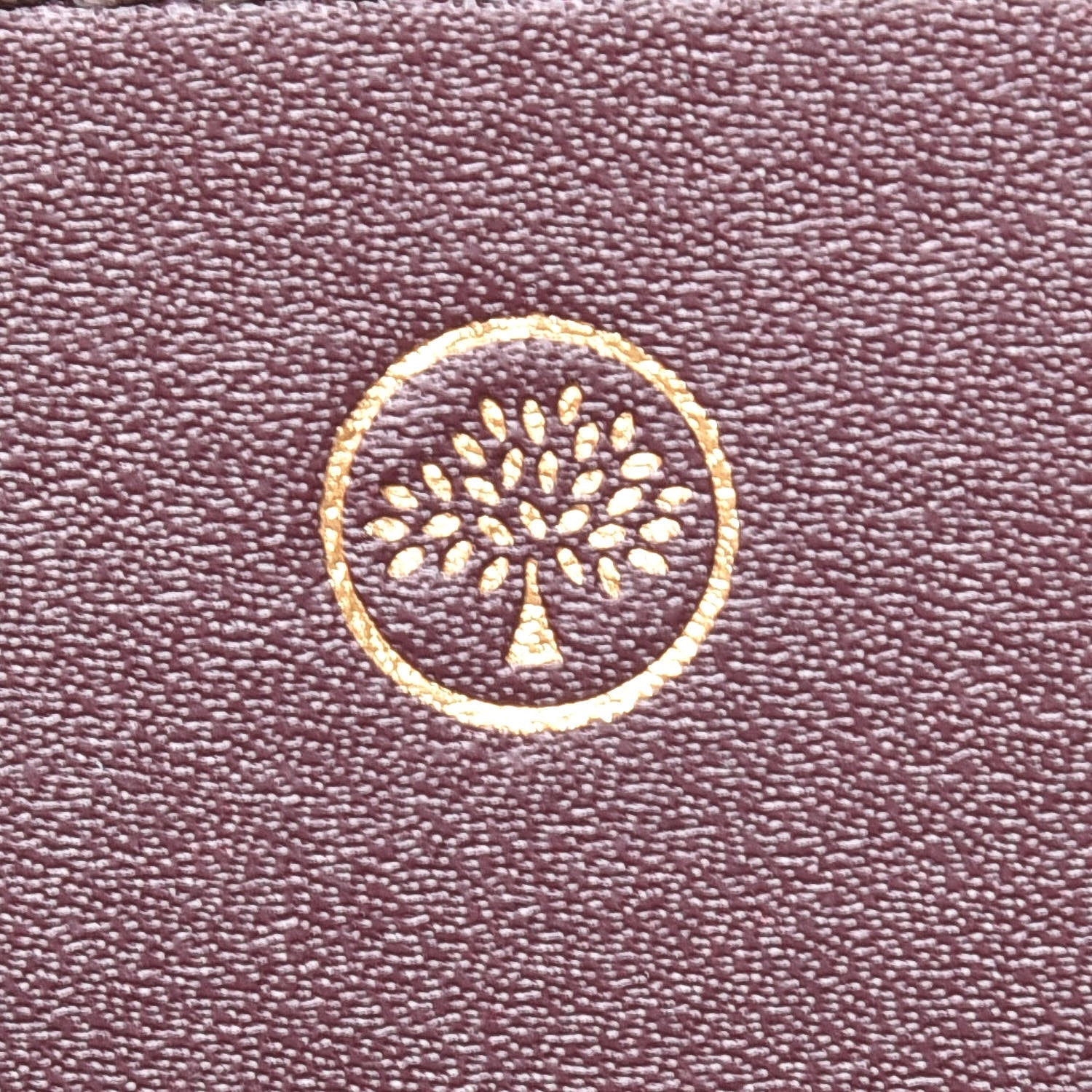Mulberry Cross Grain Calfskin Long Part Zip Wallet Black 7 of 9