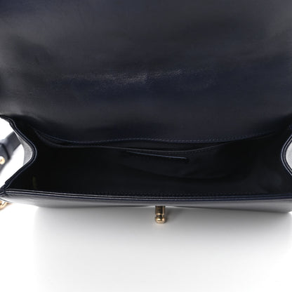 Chanel Lambskin Quilted Medium Boy Flap Dark Navy 5 of 11