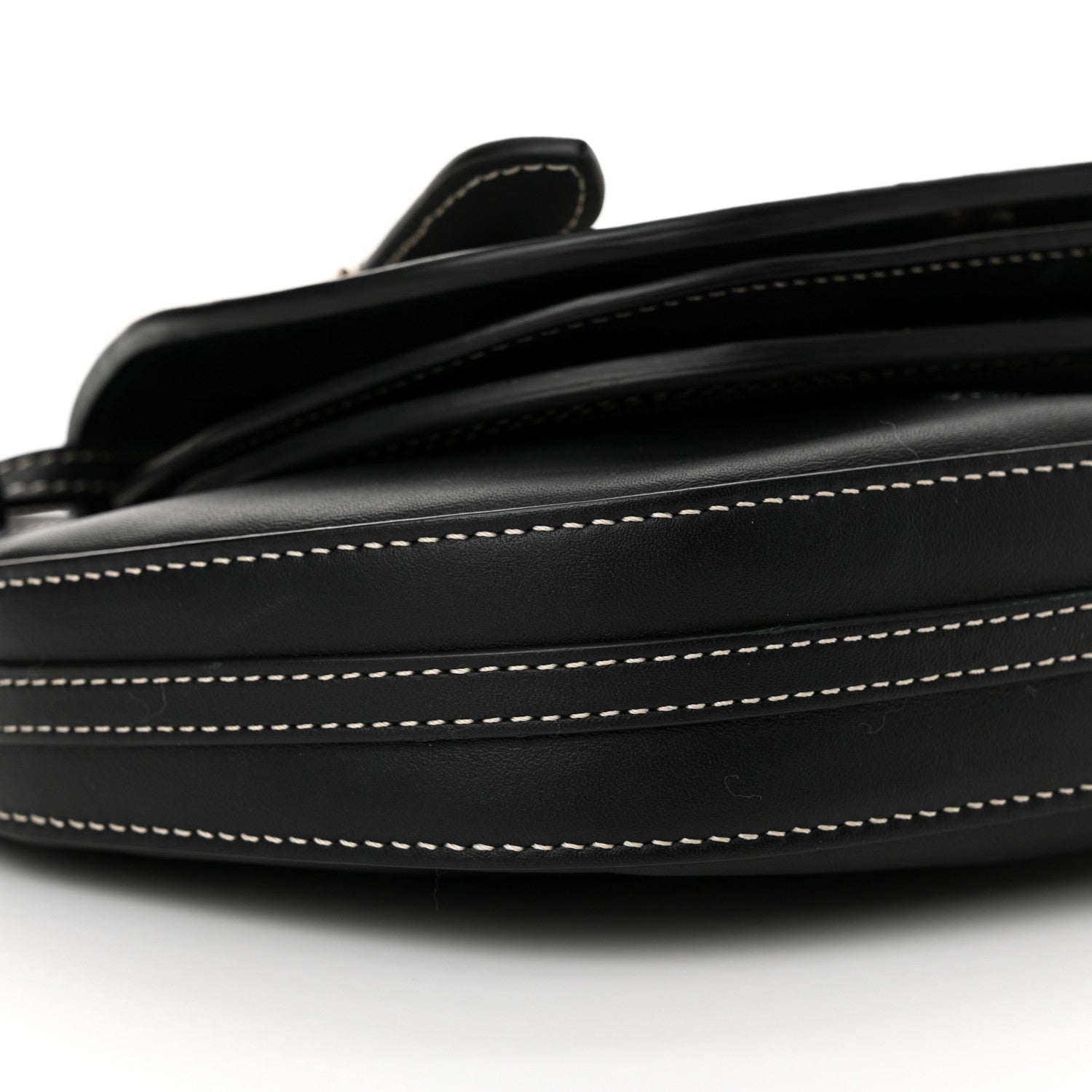 Burberry Canvas Horseferry Print Double Olympia Shoulder Bag Black 9 of 12