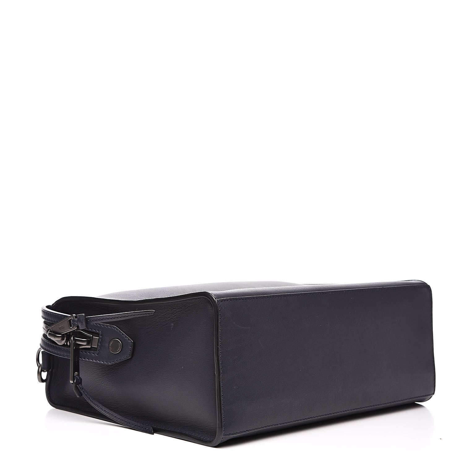 Fendi Vitello Dolce Lui Urban Briefcase Blue Notte 4 of 12