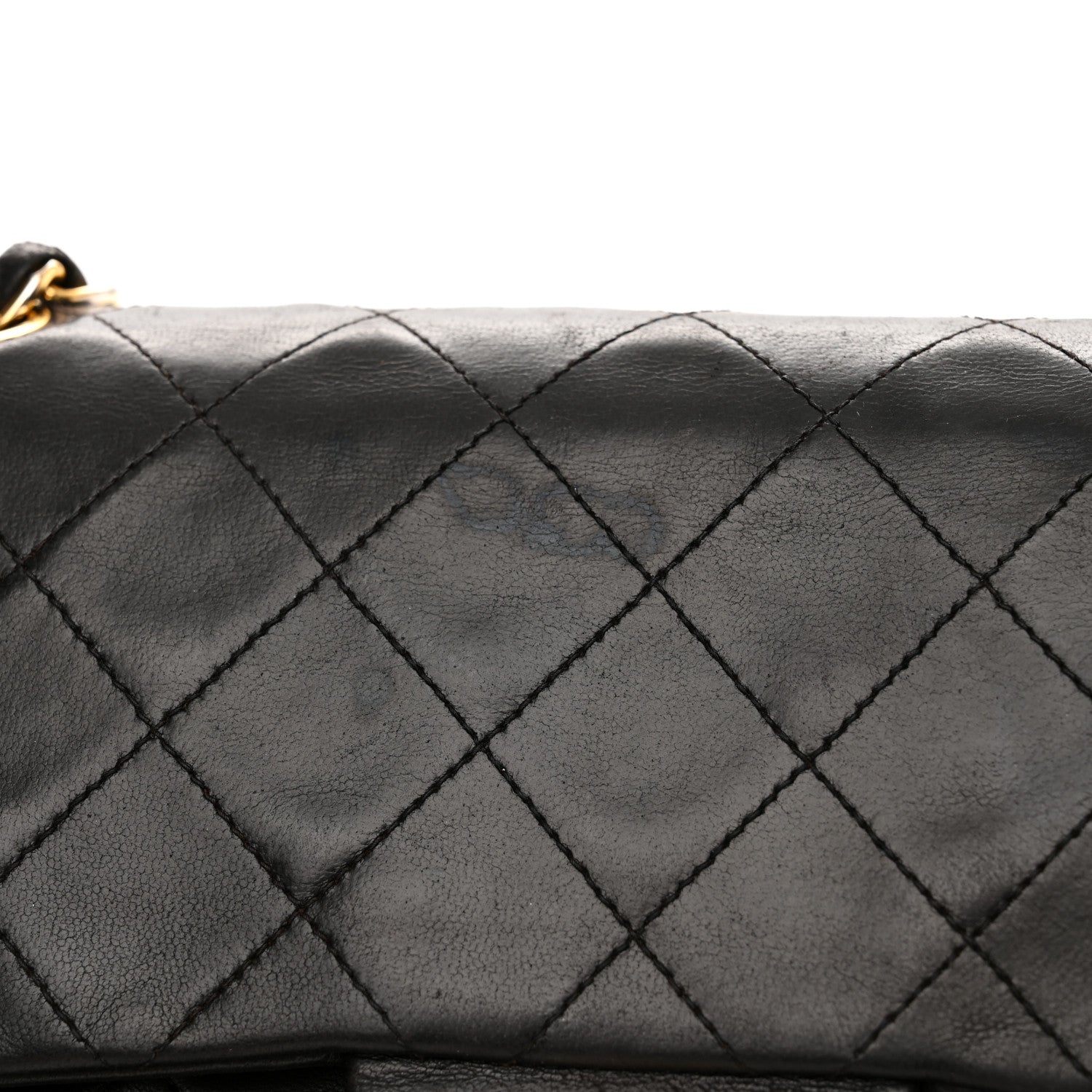Chanel Lambskin Quilted Small Double Flap Black 12 of 15