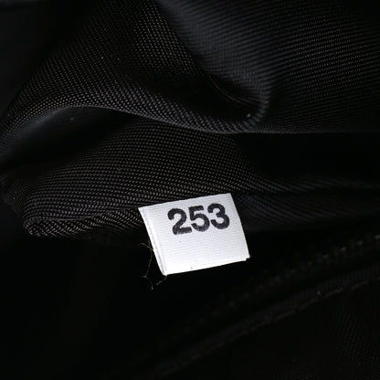 Prada Calfskin Nylon Messenger Bag Black 7 of 10