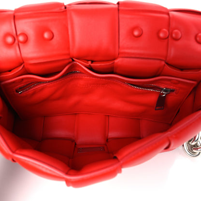 Bottega Veneta Lambskin Maxi Intreccio Padded Chain Cassette Crossbody Bag Nail Polish 5 of 8
